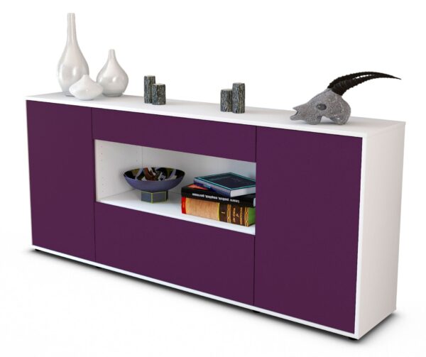 Sideboard Fiora, Lila (180x79x35cm)