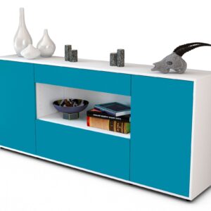 Sideboard Fiora, Türkis (180x79x35cm)