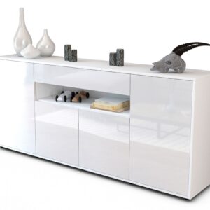 Sideboard Fiorella, Weiß (180x79x35cm)