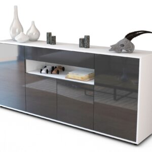 Sideboard Fiorella, Grau (180x79x35cm)