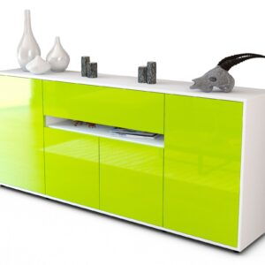 Sideboard Flavia, Grün (180x79x35cm)