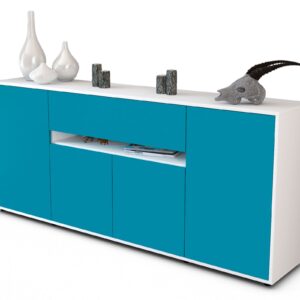 Sideboard Flavia, Türkis (180x79x35cm)
