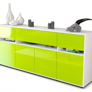 Sideboard Flora, Grün (180x79x35cm)