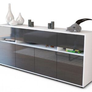 Sideboard Flora, Grau (180x79x35cm)