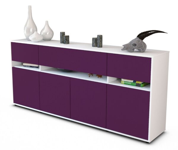 Sideboard Flora, Lila (180x79x35cm)