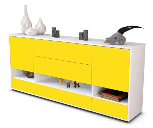 Sideboard Florentina, Gelb (180x79x35cm)