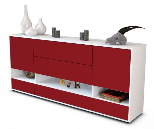 Sideboard Florentina, Bordeaux (180x79x35cm)