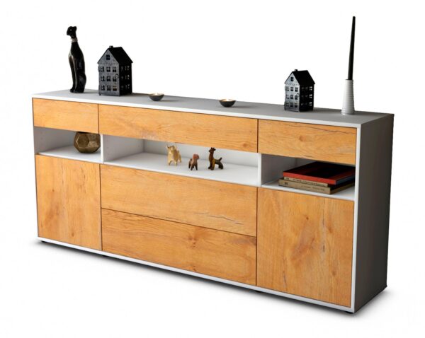 Sideboard Floria, Eiche (180x79x35cm)