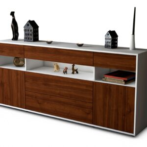Sideboard Floria, Walnuss (180x79x35cm)