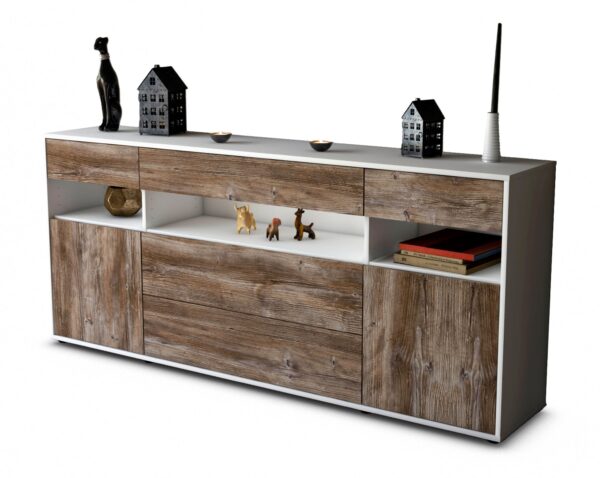 Sideboard Floria, Treibholz (180x79x35cm)