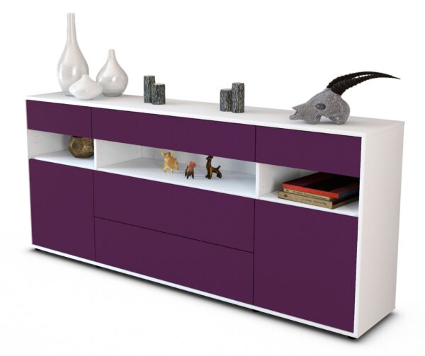 Sideboard Floria, Lila (180x79x35cm)