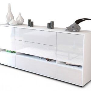 Sideboard Floriana, Weiß (180x79x35cm)