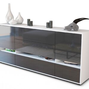 Sideboard Floriana, Grau (180x79x35cm)