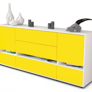 Sideboard Floriana, Gelb (180x79x35cm)
