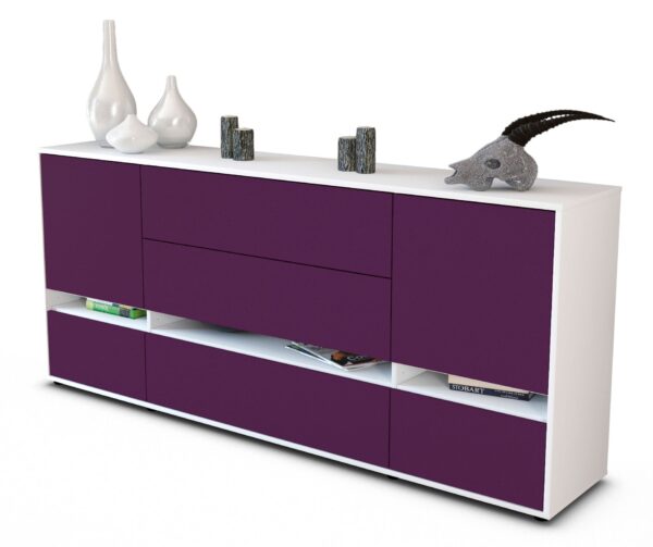Sideboard Floriana, Lila (180x79x35cm)