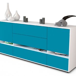 Sideboard Floriana, Türkis (180x79x35cm)