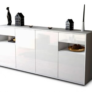 Sideboard Franca, Weiß (180x79x35cm)