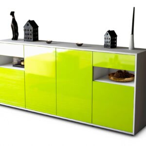 Sideboard Franca, Grün (180x79x35cm)