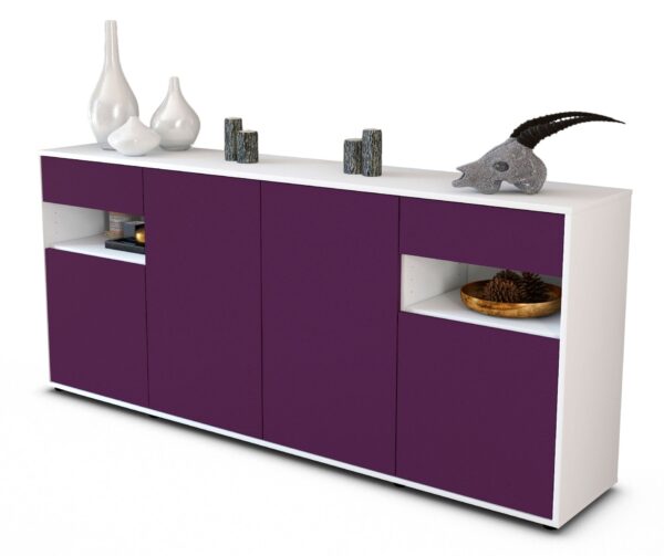Sideboard Franca, Lila (180x79x35cm)