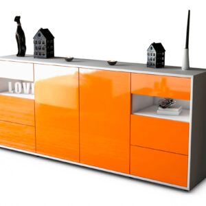 Sideboard Francesca, Orange (180x79x35cm)