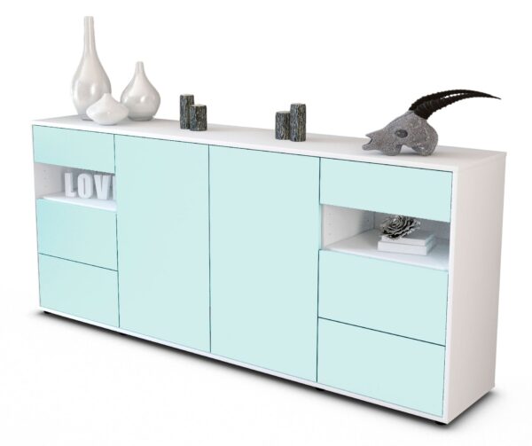 Sideboard Francesca, Mint (180x79x35cm)
