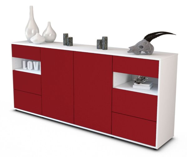 Sideboard Francesca, Bordeaux (180x79x35cm)