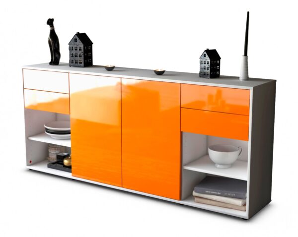 Sideboard Franka, Orange (180x79x35cm)