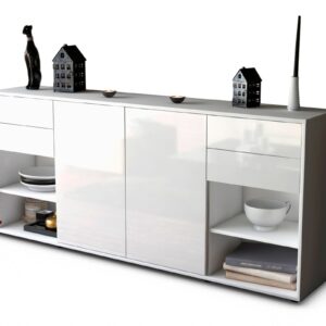 Sideboard Franka, Weiß (180x79x35cm)