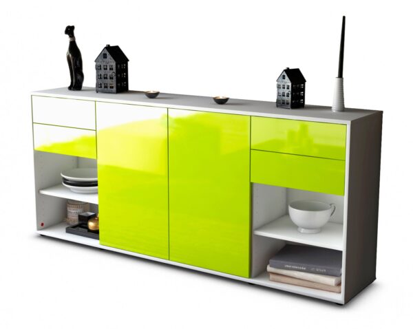 Sideboard Franka, Grün (180x79x35cm)