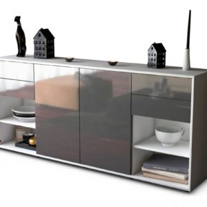 Sideboard Franka, Grau (180x79x35cm)