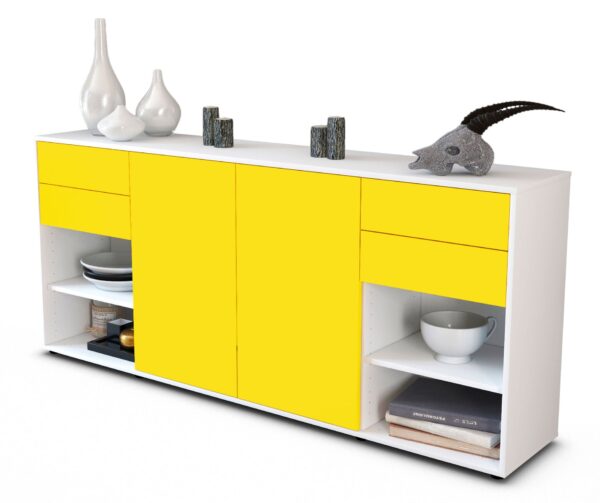 Sideboard Franka, Gelb (180x79x35cm)