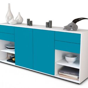 Sideboard Franka, Türkis (180x79x35cm)
