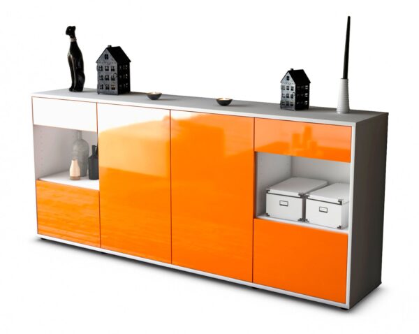 Sideboard Gabriella, Orange (180x79x35cm)