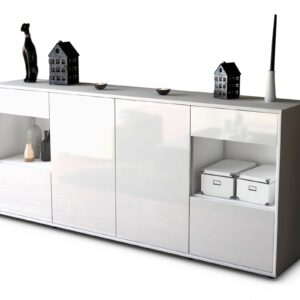 Sideboard Gabriella, Weiß (180x79x35cm)
