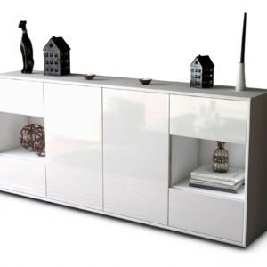 Sideboard Gaia, Weiß (180x79x35cm)