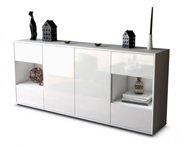 Sideboard Gaia, Weiß (180x79x35cm)