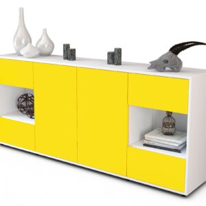Sideboard Gaia, Gelb (180x79x35cm)