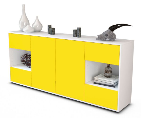Sideboard Gaia, Gelb (180x79x35cm)