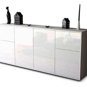 Sideboard Georgina, Weiß (180x79x35cm)