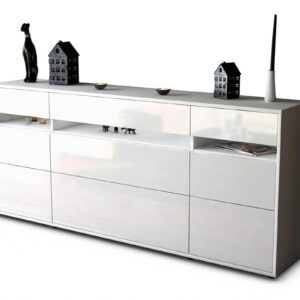 Sideboard Giada, Weiß (180x79x35cm)