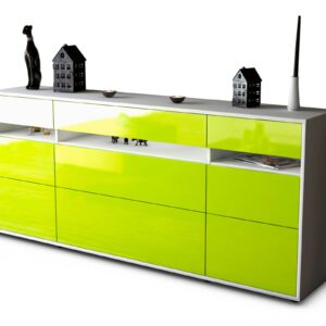 Sideboard Giada, Grün (180x79x35cm)