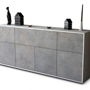 Sideboard Gianna, Beton (180x79x35cm)