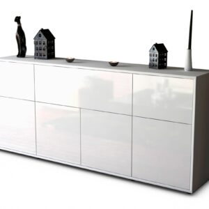 Sideboard Gianna, Weiß (180x79x35cm)