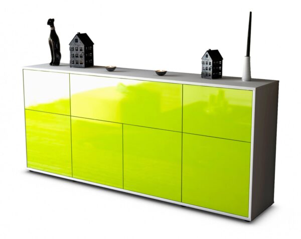 Sideboard Gianna, Grün (180x79x35cm)