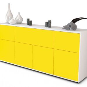 Sideboard Gianna, Gelb (180x79x35cm)