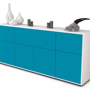 Sideboard Gianna, Türkis (180x79x35cm)