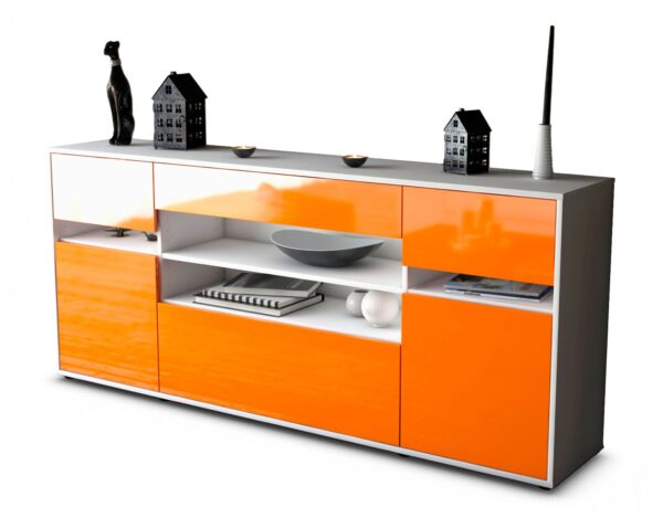 Sideboard Gina, Orange (180x79x35cm)