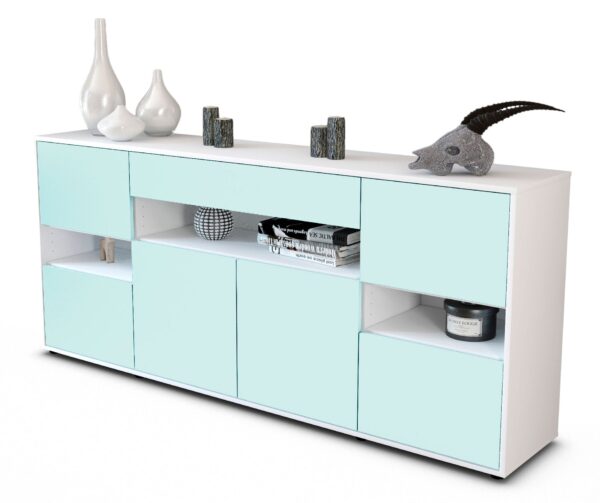 Sideboard Ginevra, Mint (180x79x35cm)