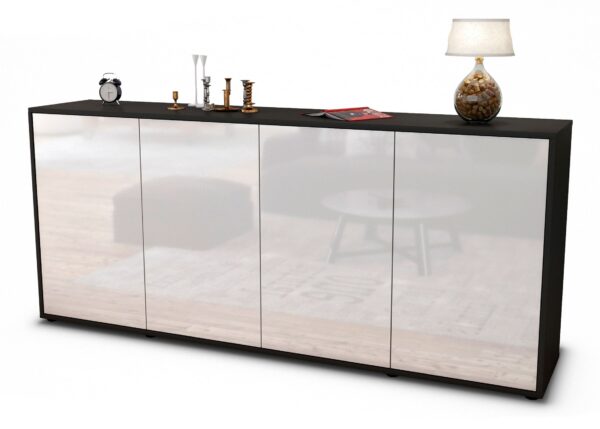 Sideboard Elana, Weiß (180x79x35cm)