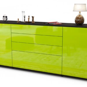Sideboard Eleni, Grün (180x79x35cm)
